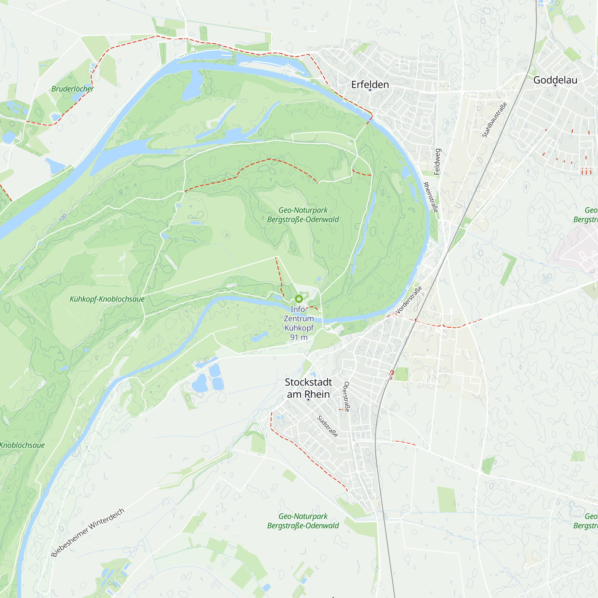 Info-Zentrum Kühkopf map