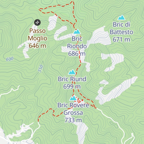Map of Bric Riund