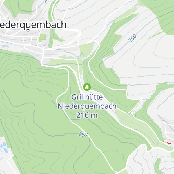Map of Grillhütte Niederquembach