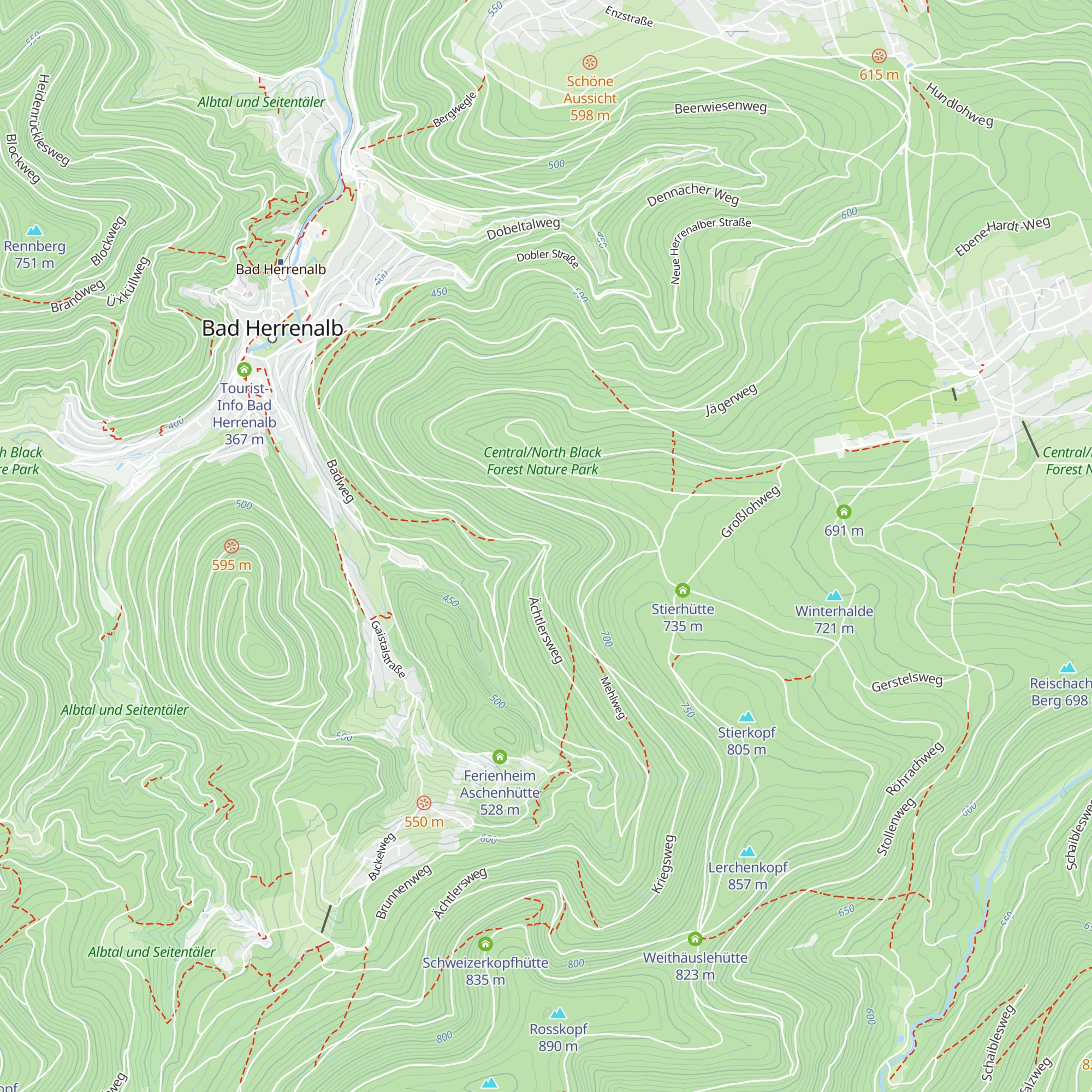 Gaisbrunnenplatzhütte map