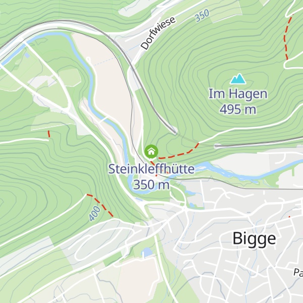 Map of Steinkleffhütte