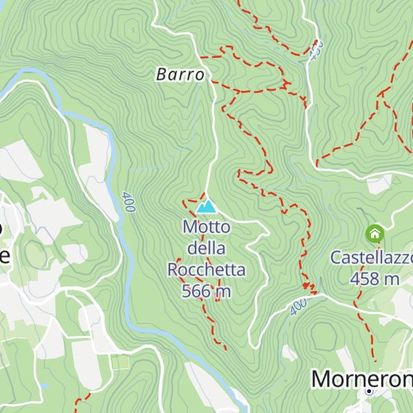 Map of Motto della Rocchetta