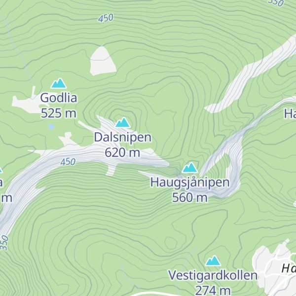 Map of Midtre Nipen
