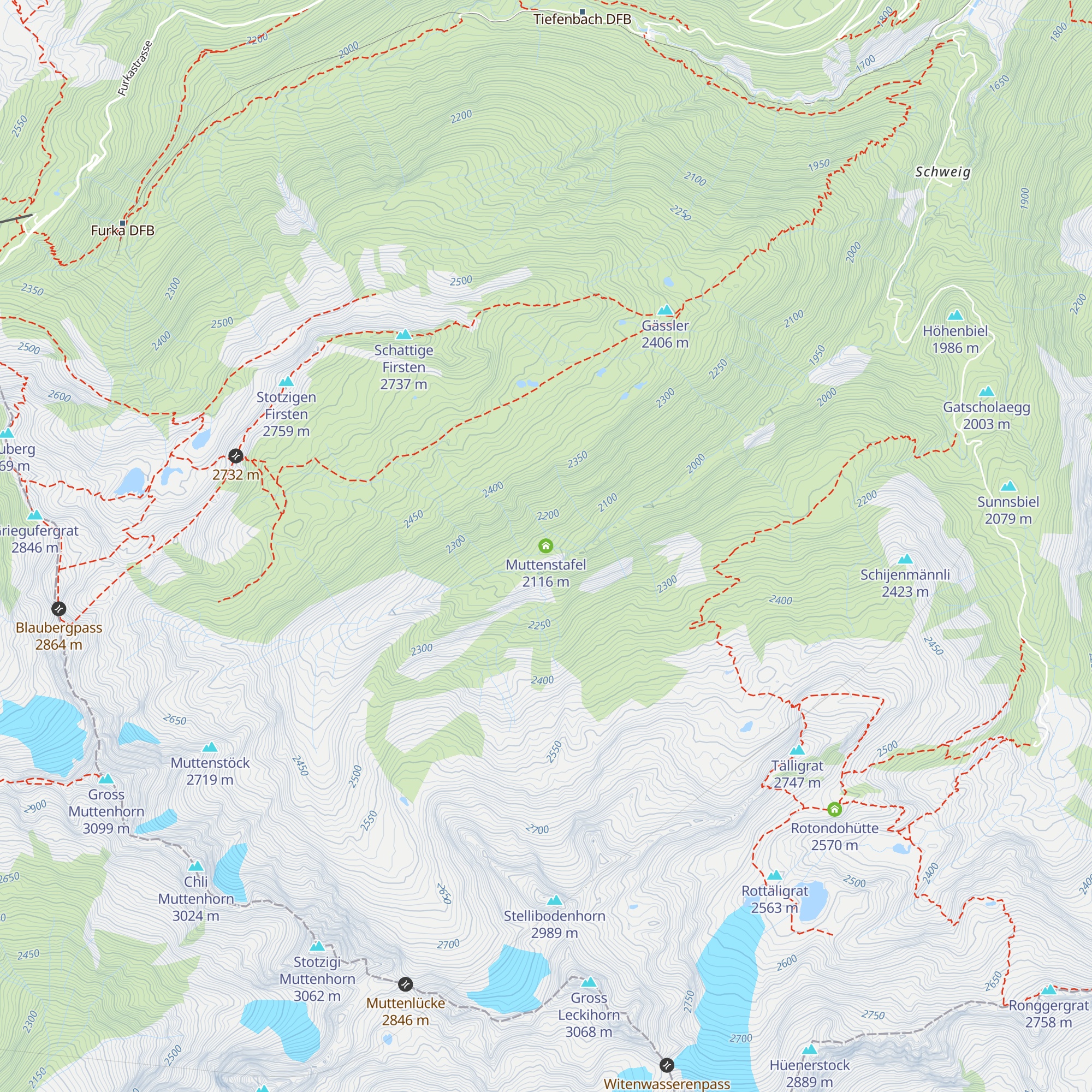 Muttenstafel map