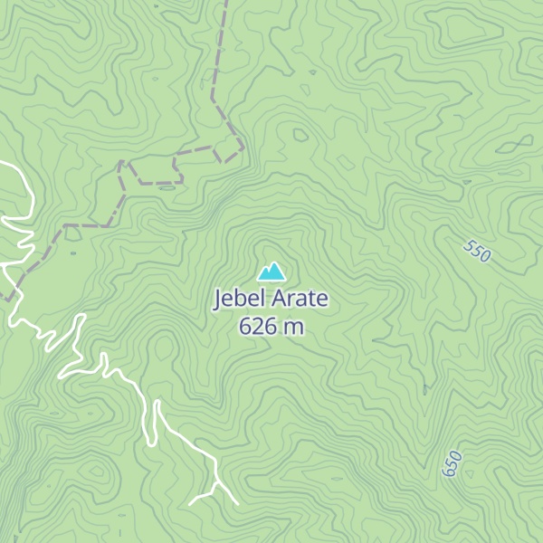 Map of Jebel Arate