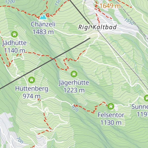 Map of Jägerhütte