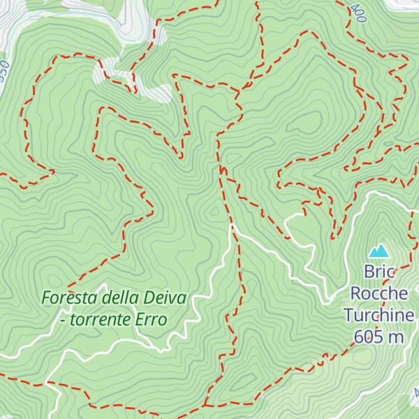 Map of Bric Caglietta
