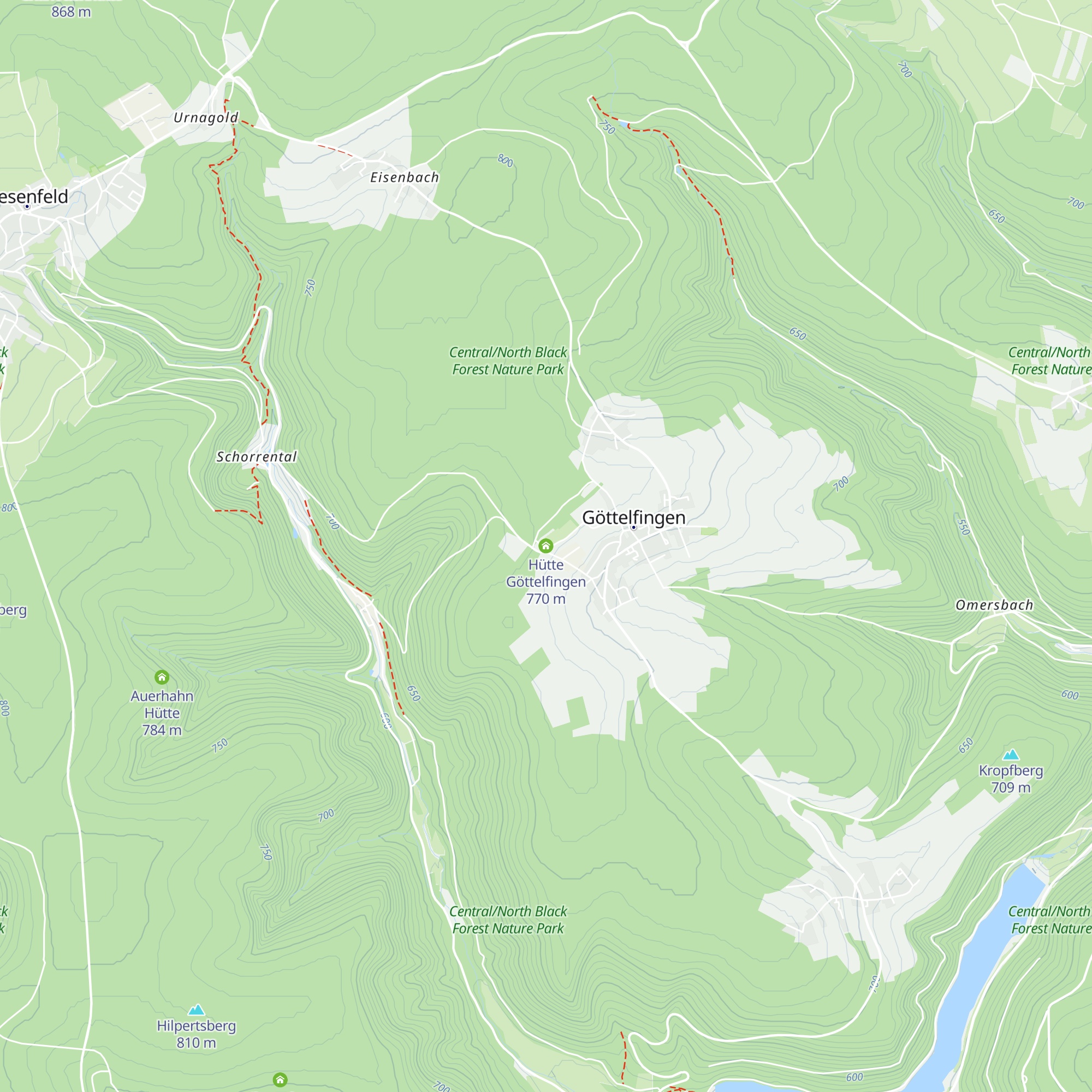 Hütte Göttelfingen map