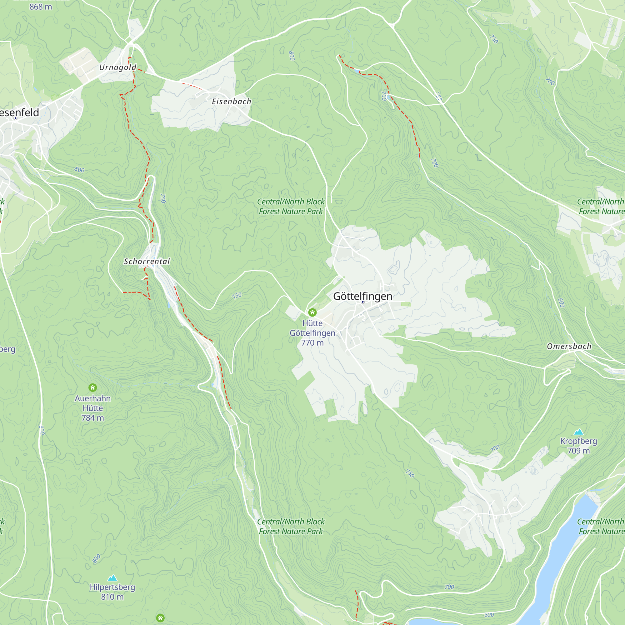 Hütte Göttelfingen map