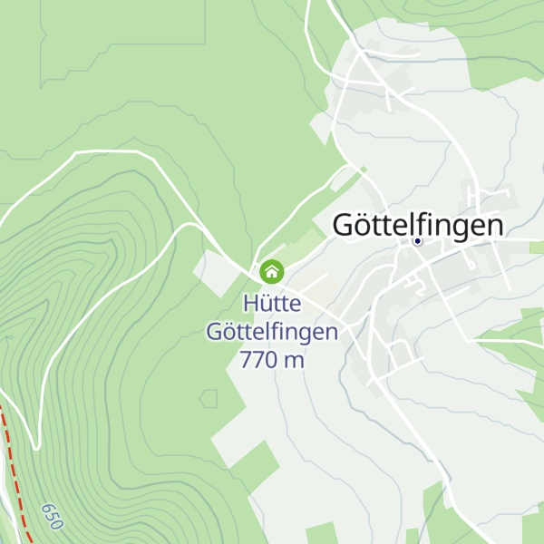 Map of Hütte Göttelfingen