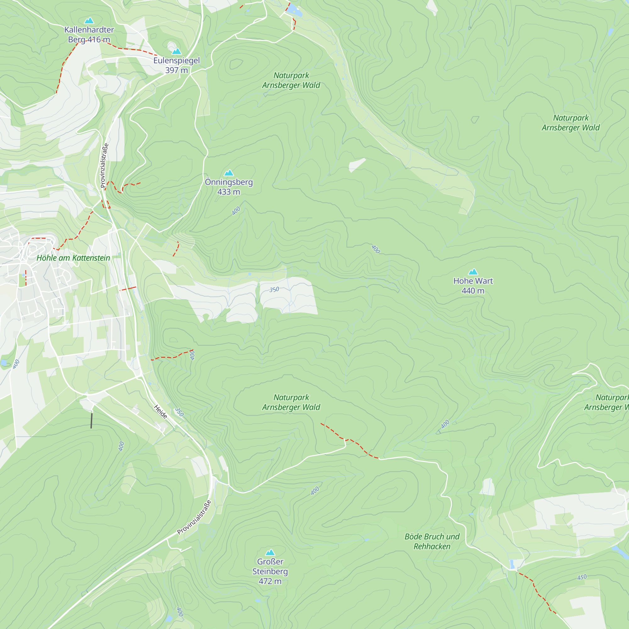 Schutzhütte Kirchen-Tannen Horpken map