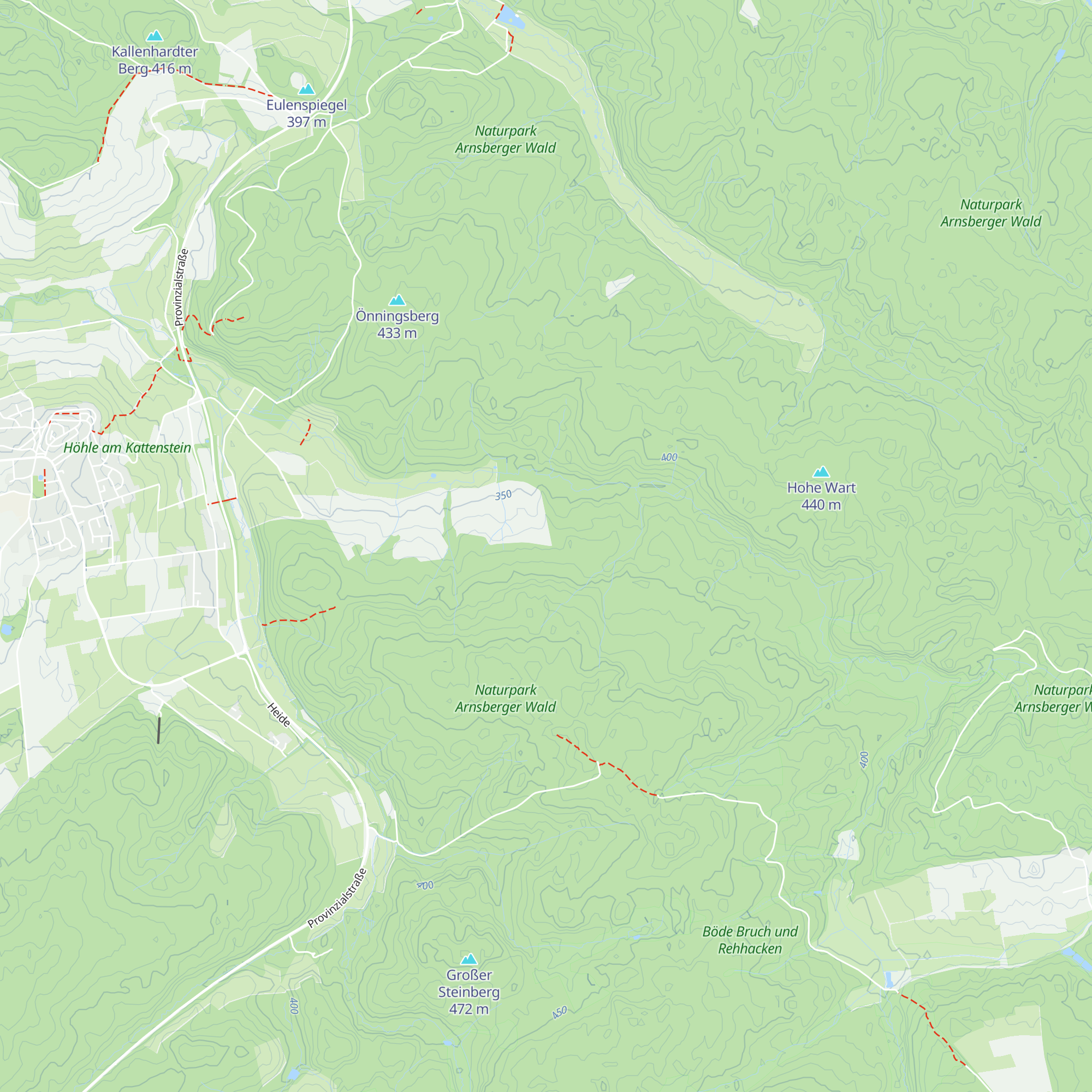Schutzhütte Kirchen-Tannen Horpken map