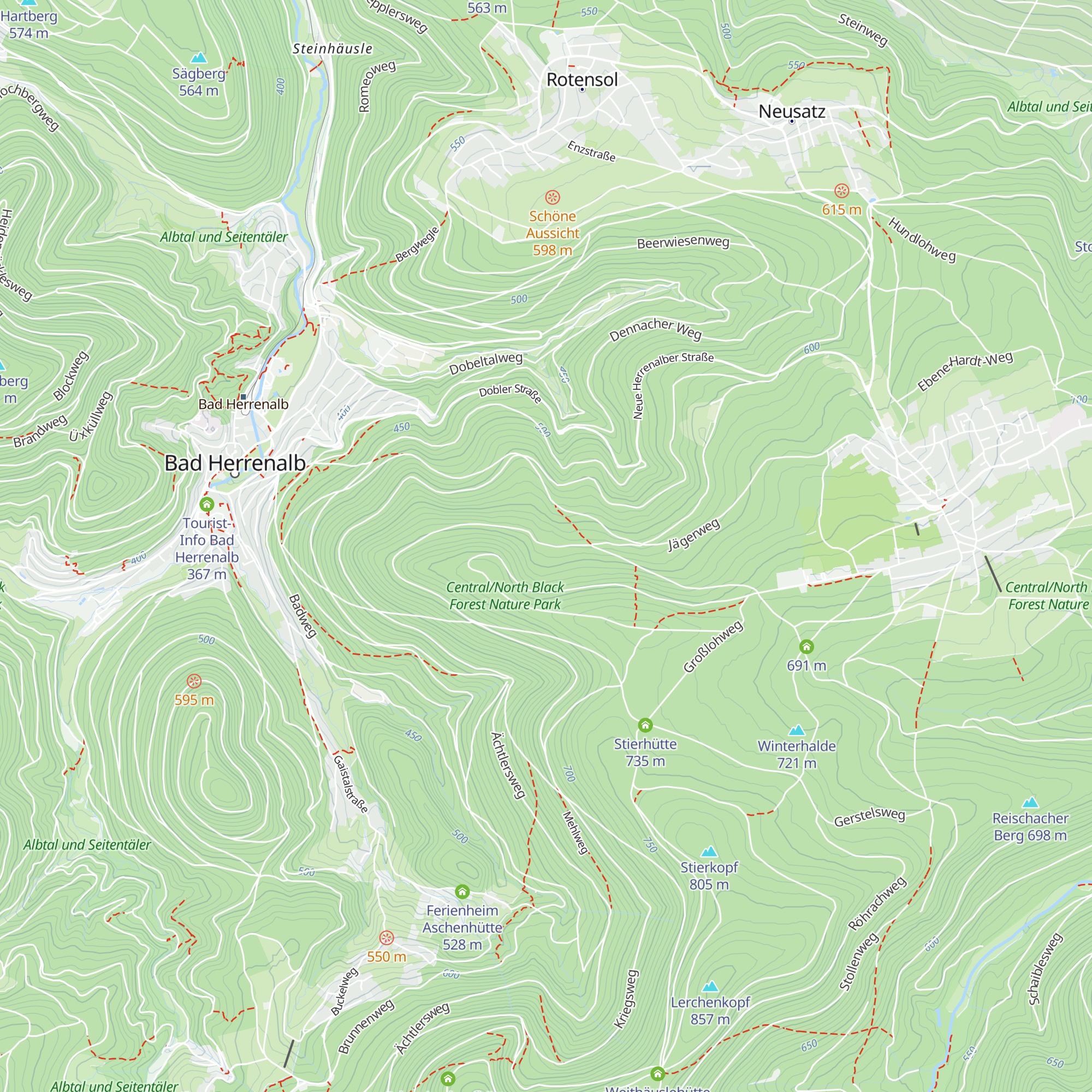 Kübelbrünneleshütte map