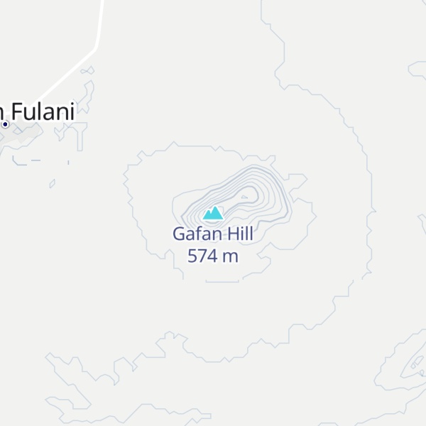Map of Gafan Hill