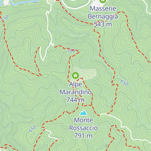 Map of Alpe Marandino