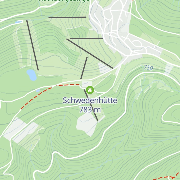 Map of Schwedenhütte