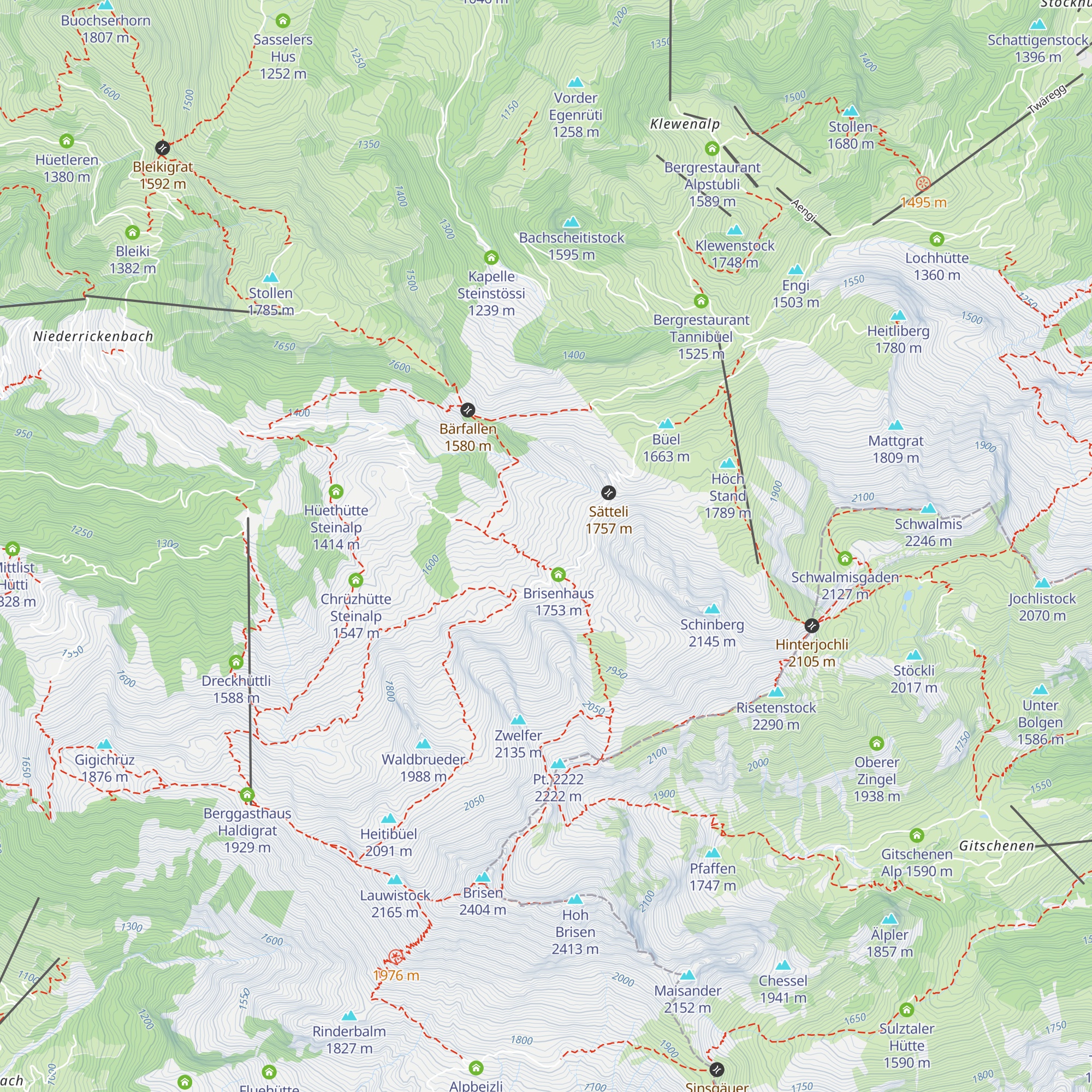 Schinberghütte map