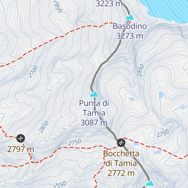 Map of Punta di Tamia