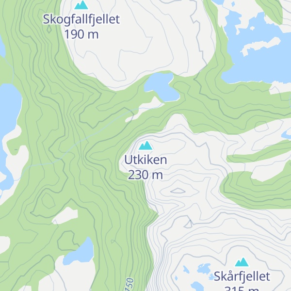 Map of Utkiken