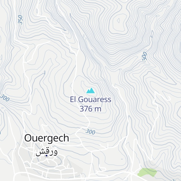 Map of El Gouaress