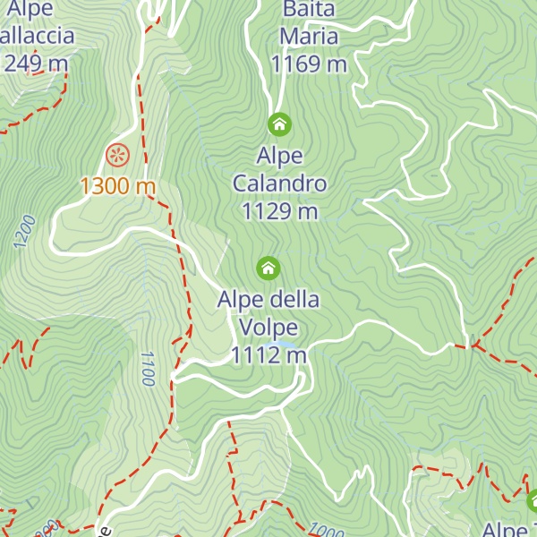 Map of Alpe della Volpe