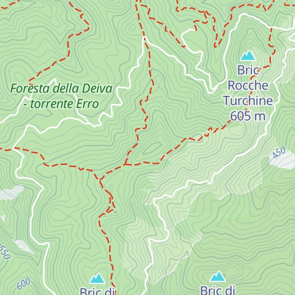Map of Bric della Rama