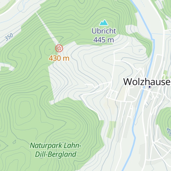 Map of Schutzhütte Wolzhausen