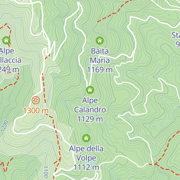 Map of Alpe Calandro