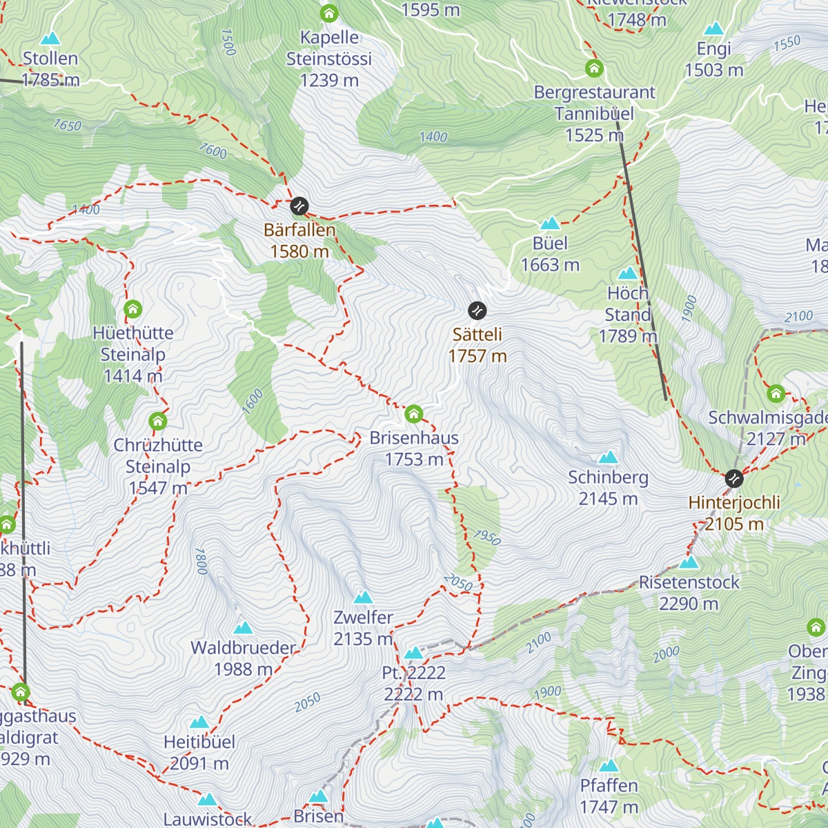 Brisenhaus map