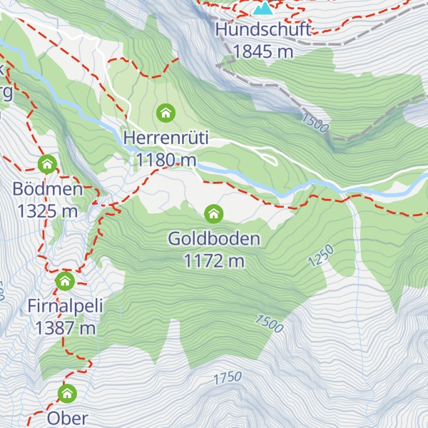 Map of Goldboden