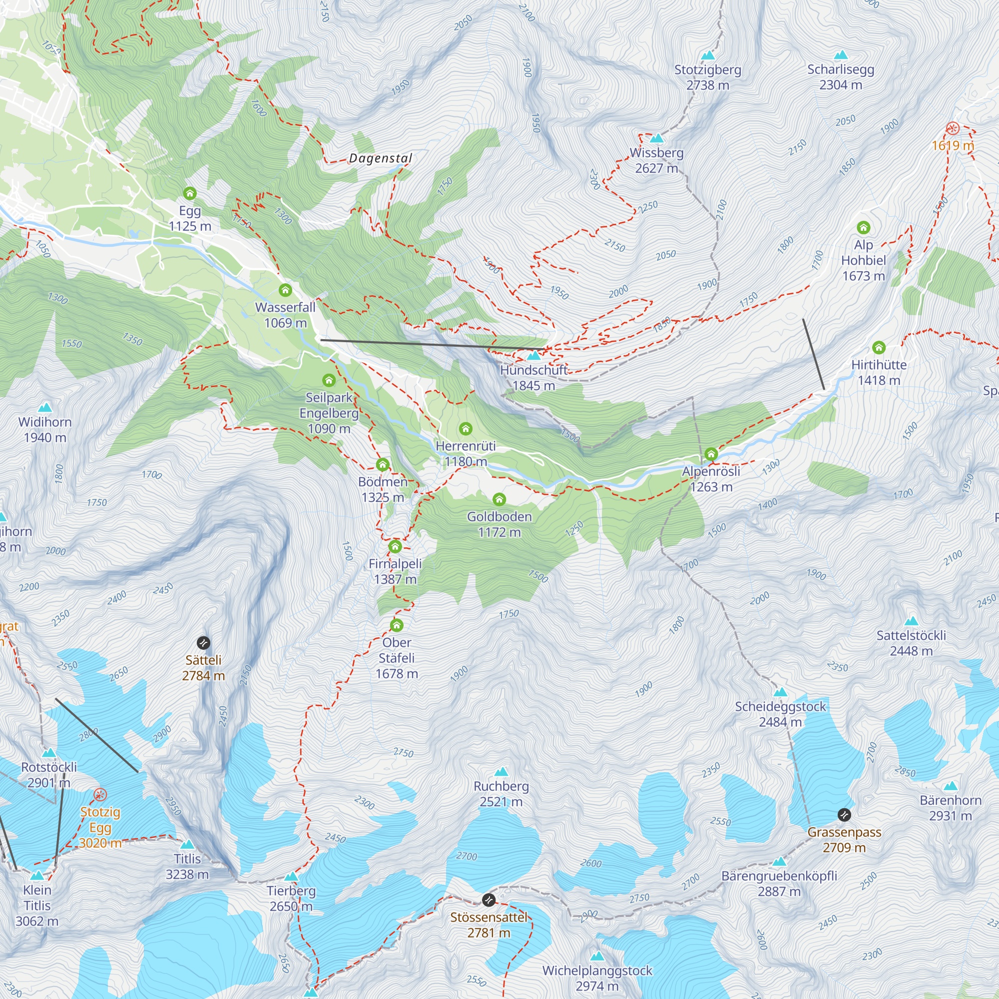 Goldboden map