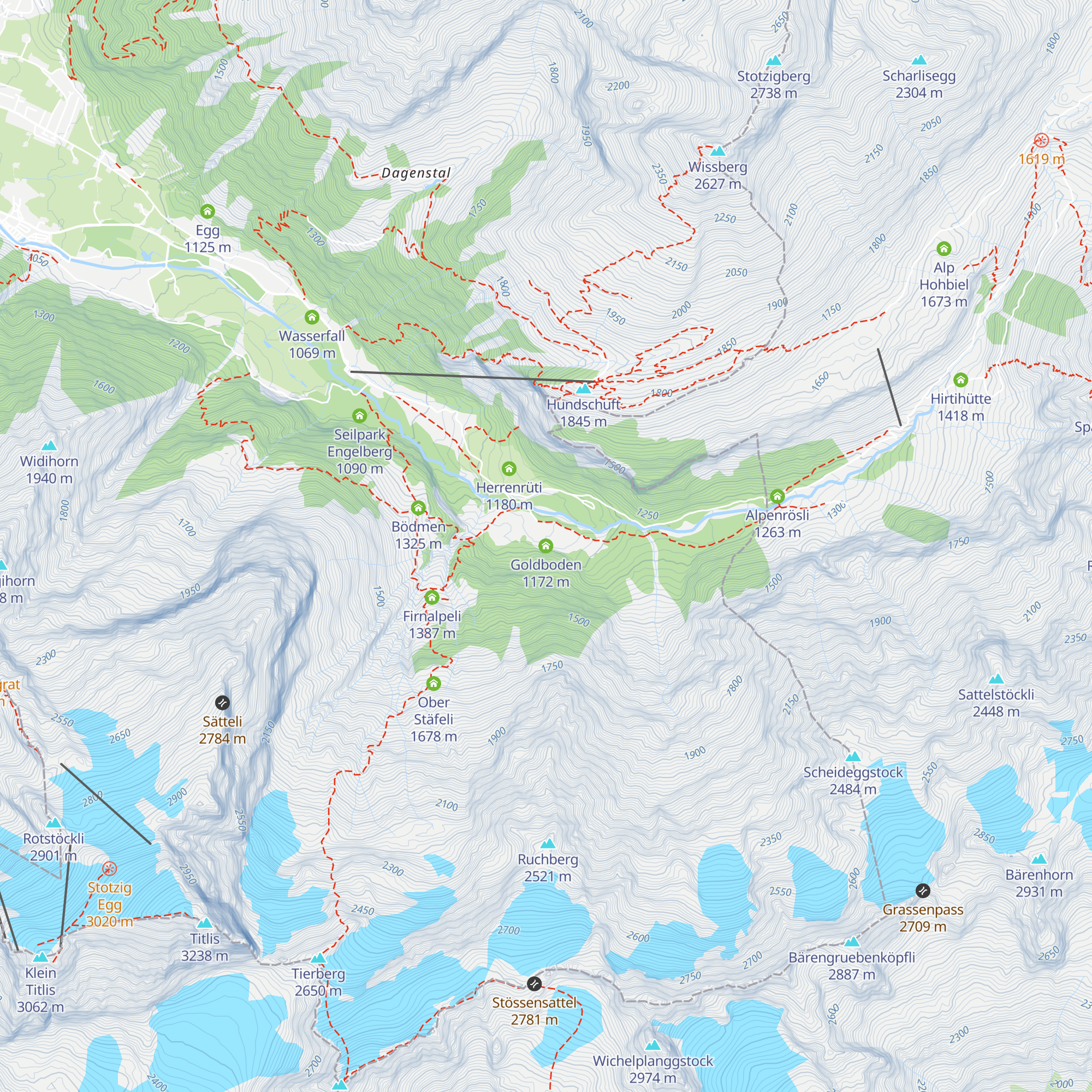 Goldboden map