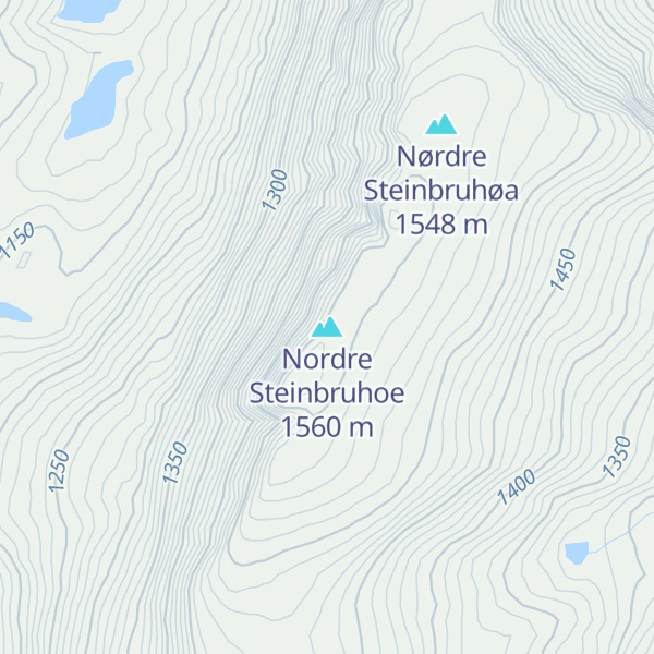 Map of Nordre Steinbruhoe