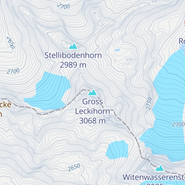 Map of Gross Leckihorn
