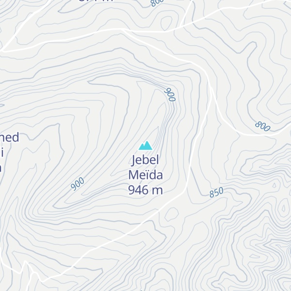 Map of Jebel Meïda