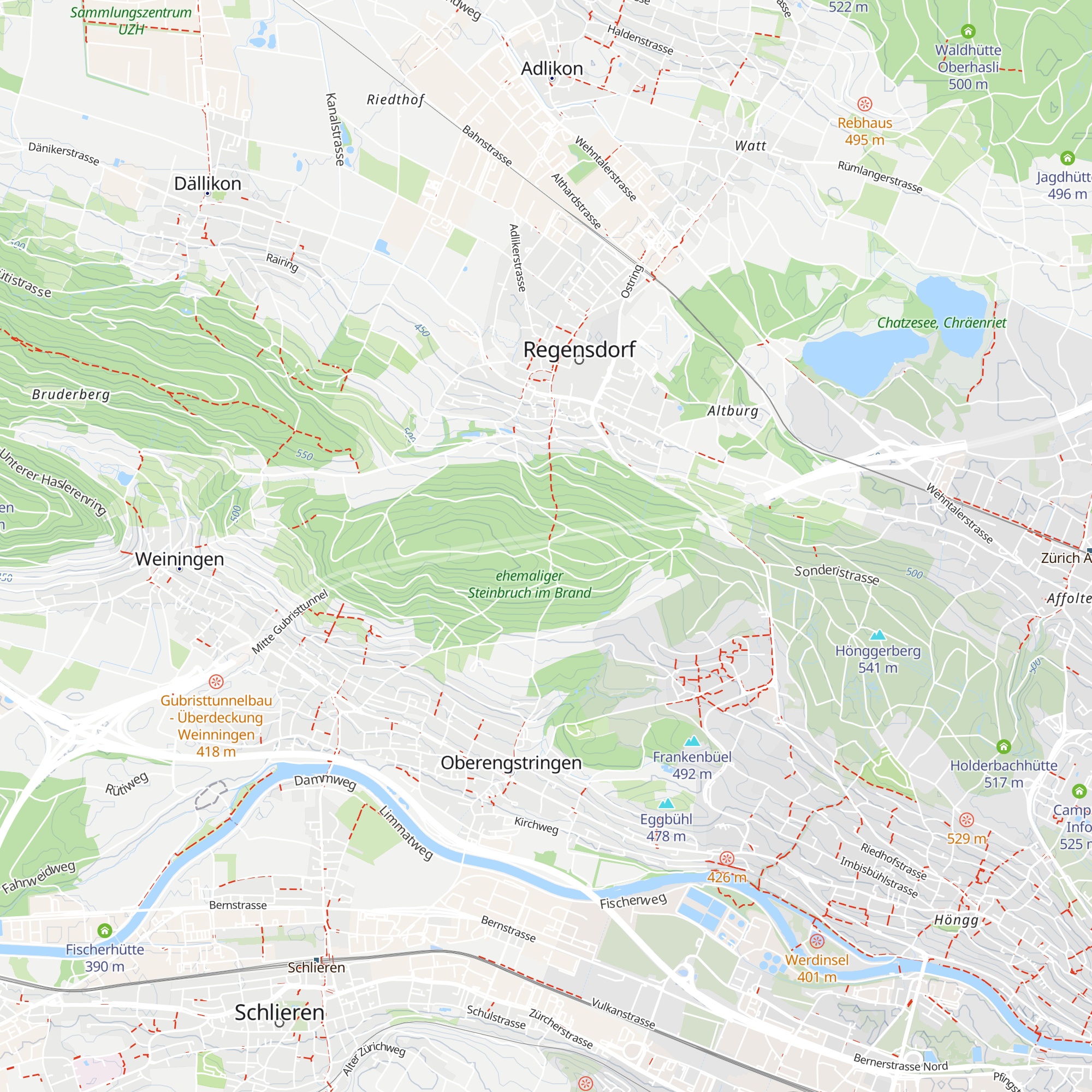 Glaubeneich Hütte map