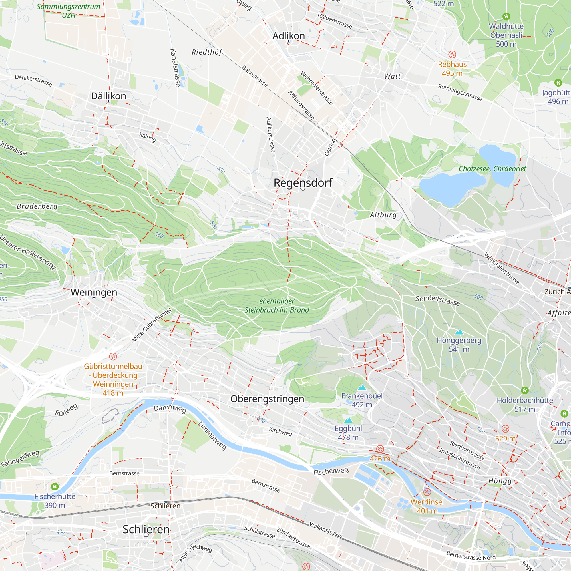 Glaubeneich Hütte map