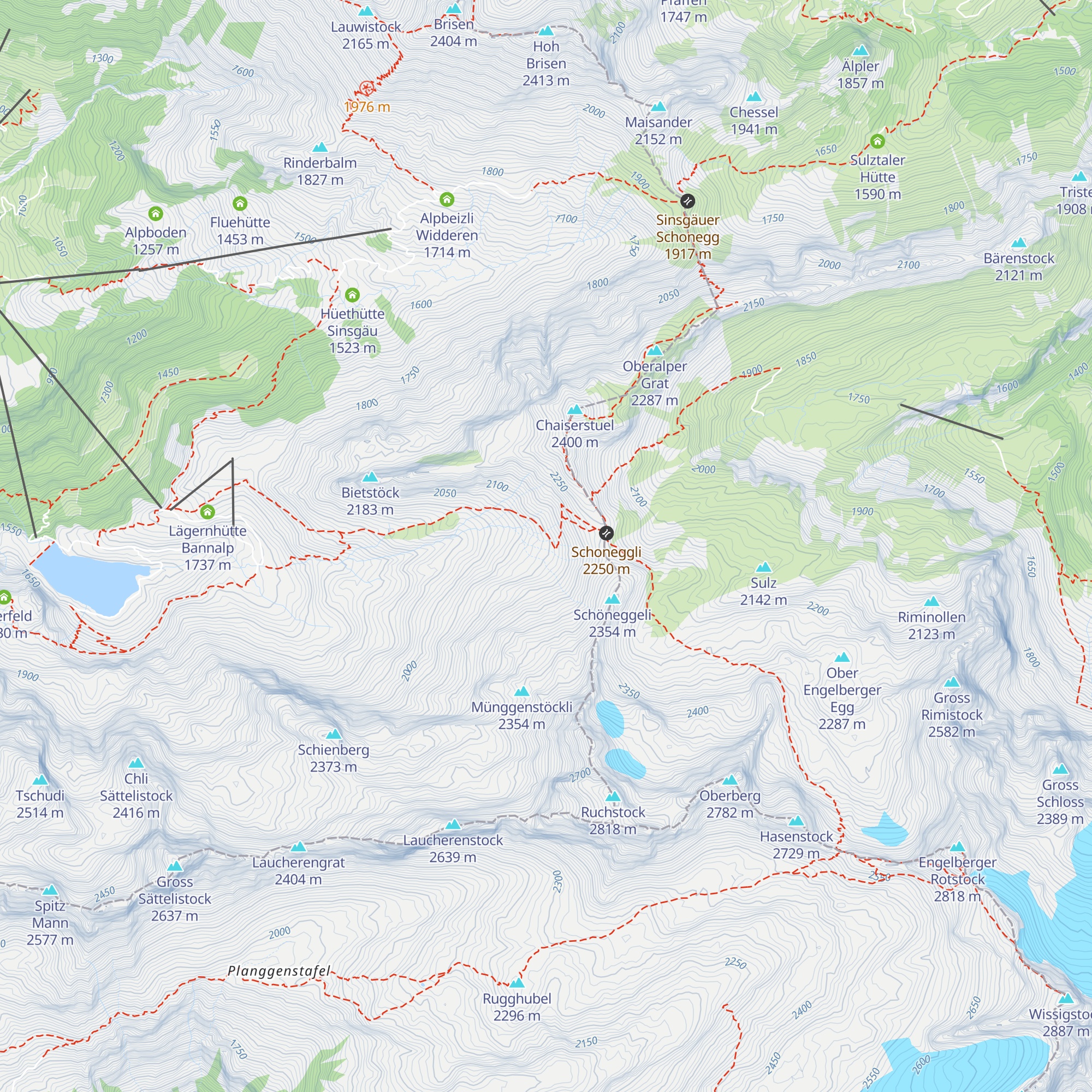 Gruenboden map