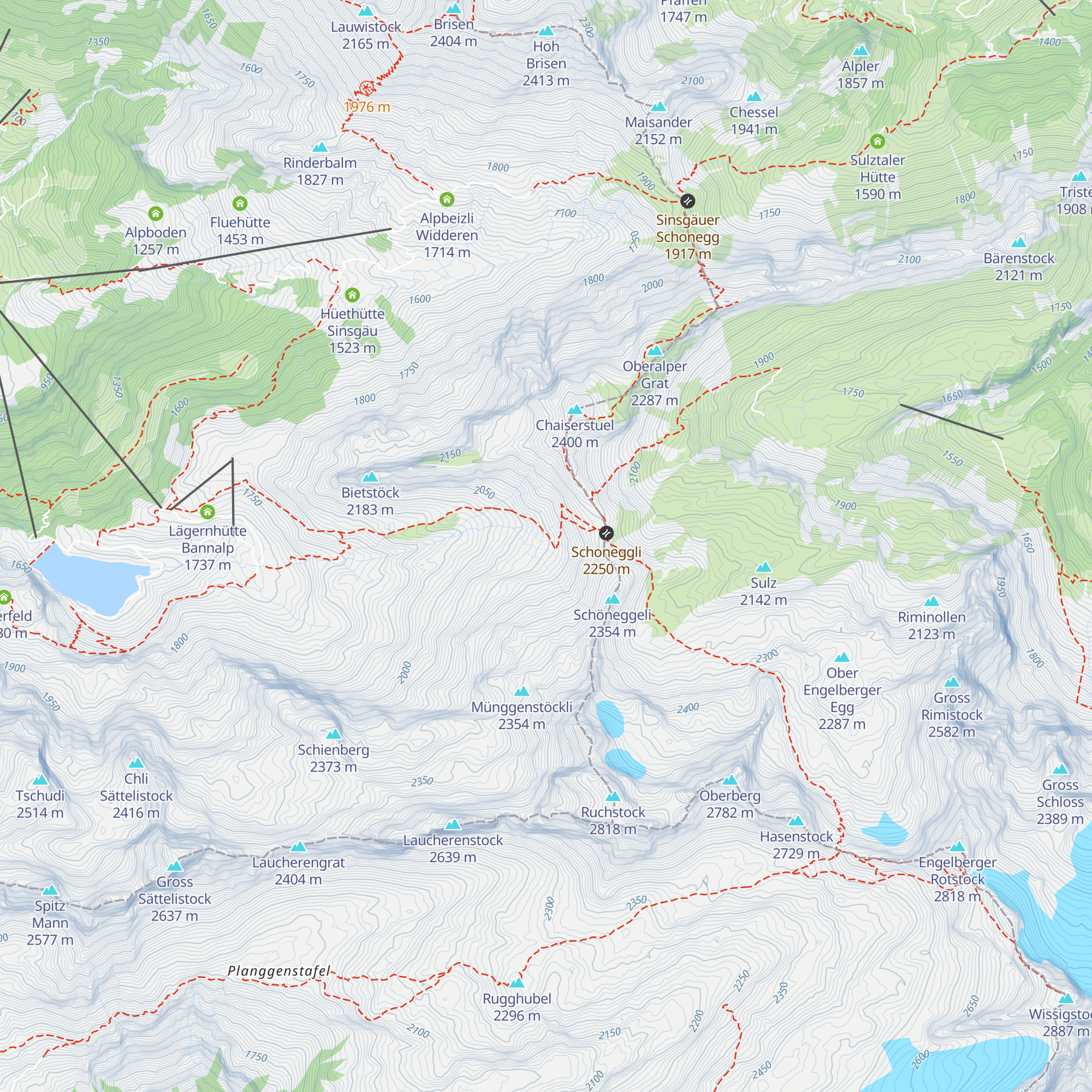 Gruenboden map