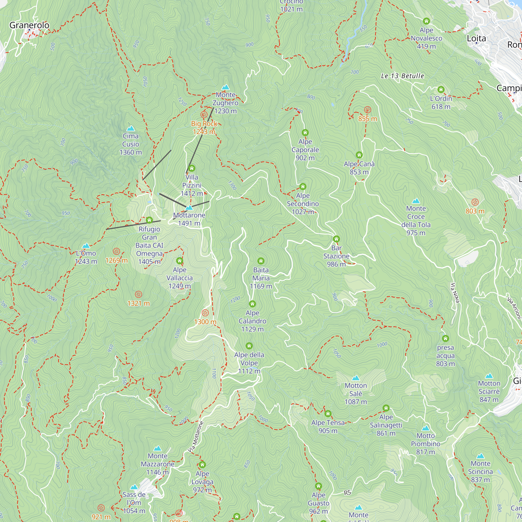 Baita Maria map