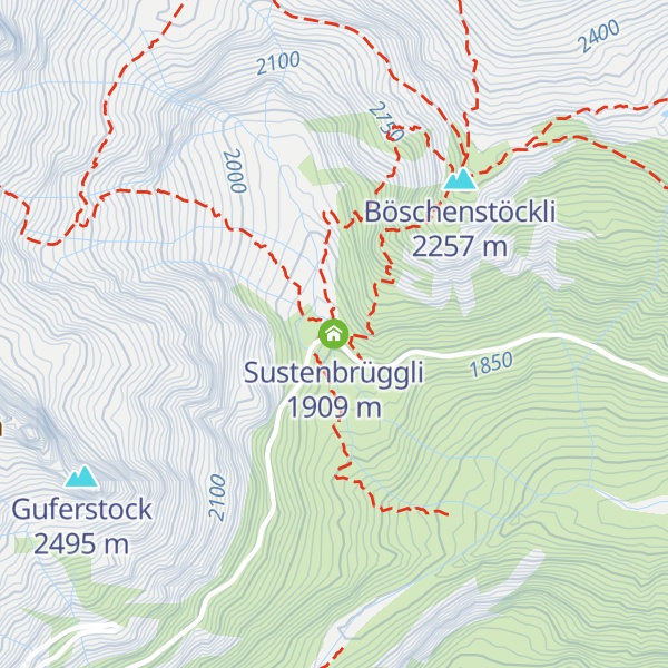 Map of Sustenbrüggli