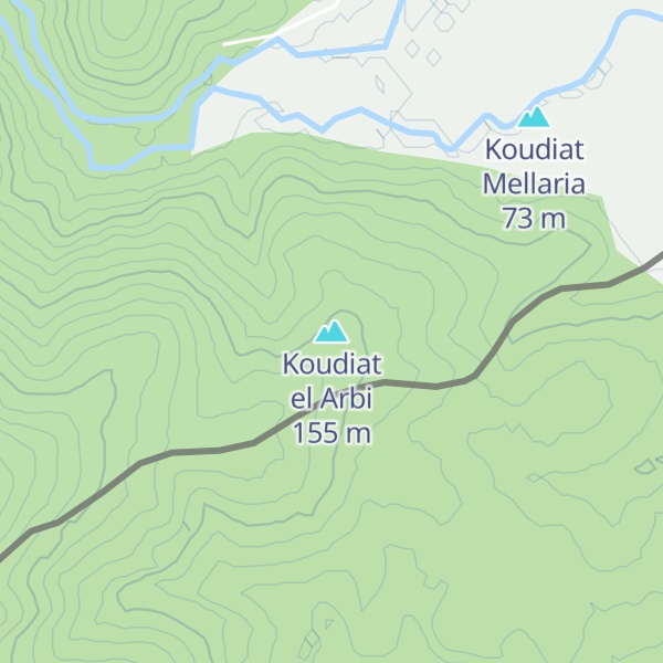 Map of Koudiat el Arbi