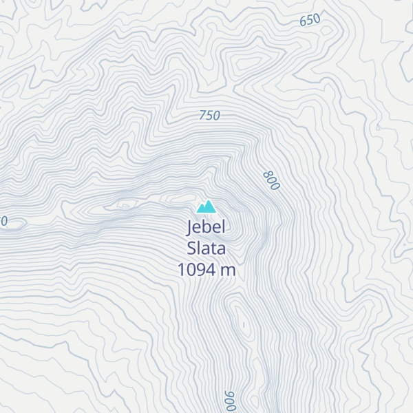 Map of Jebel Slata