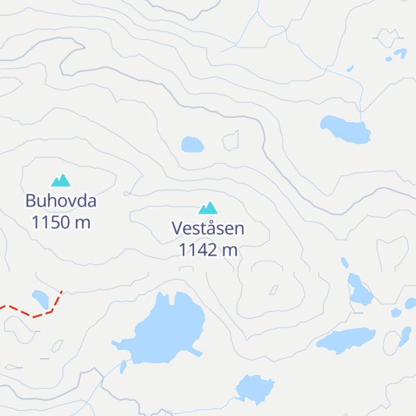 Map of Veståsen