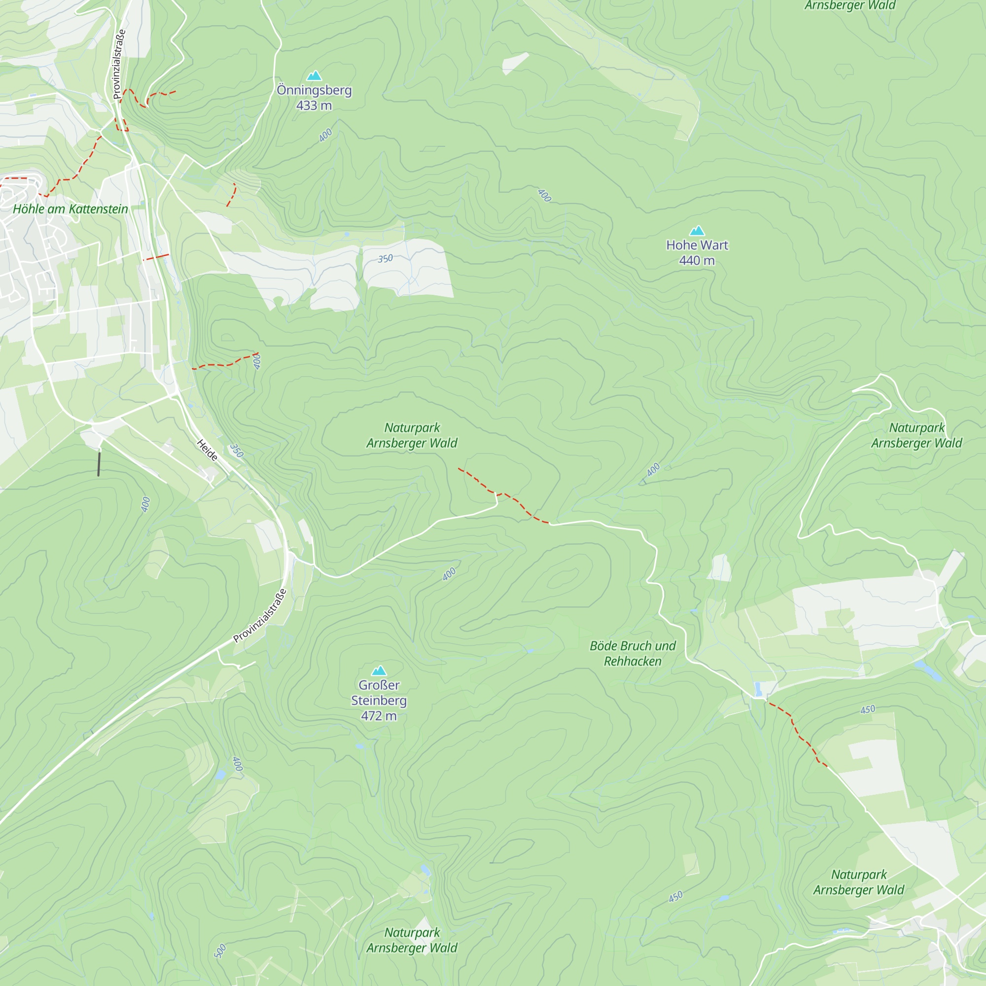 Schutzhütte Glocken-Buche map