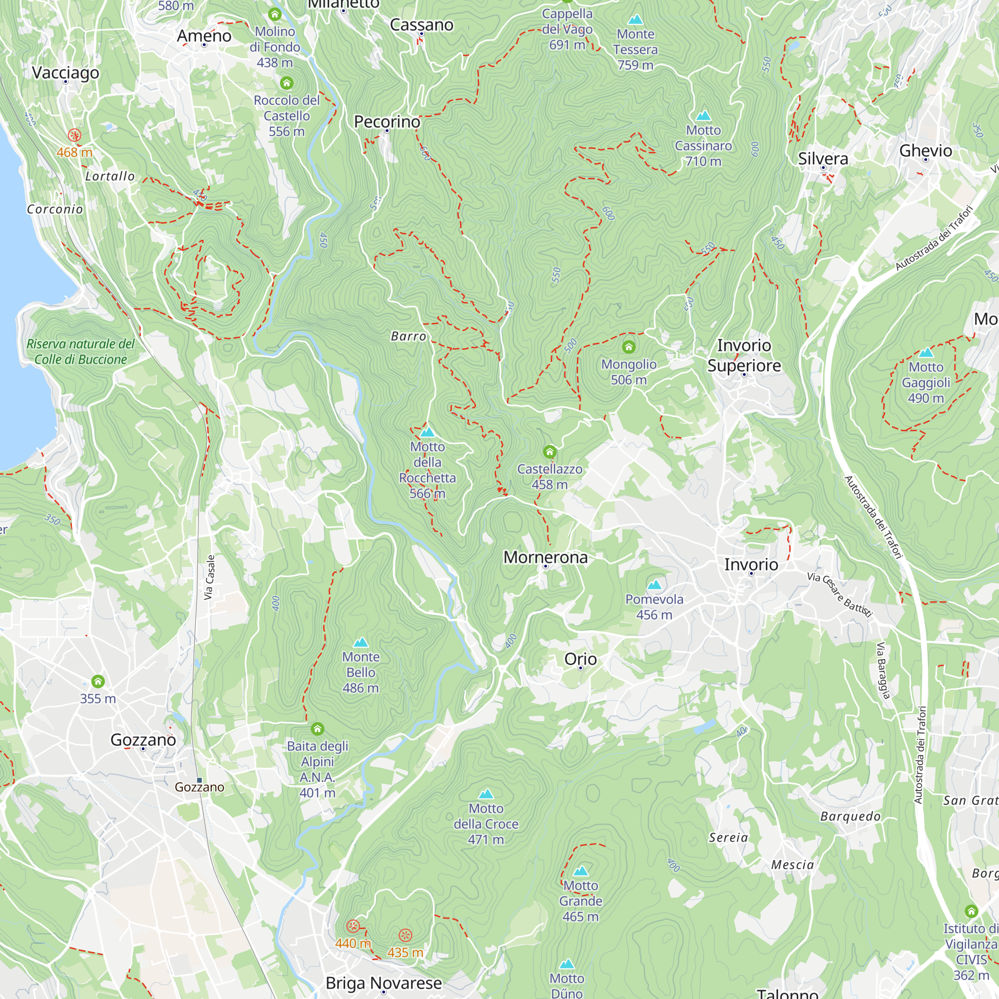 ex Mulino Fossati map