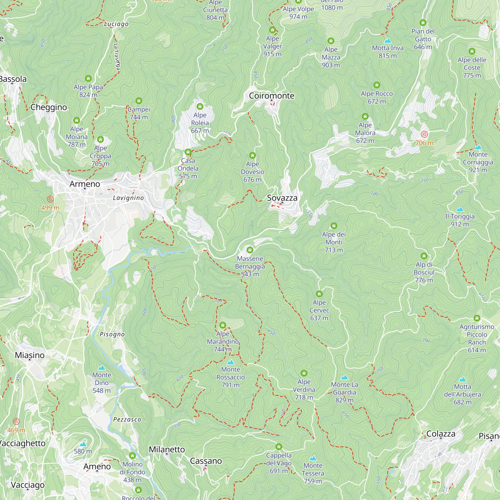 Masserie Bernaggia map