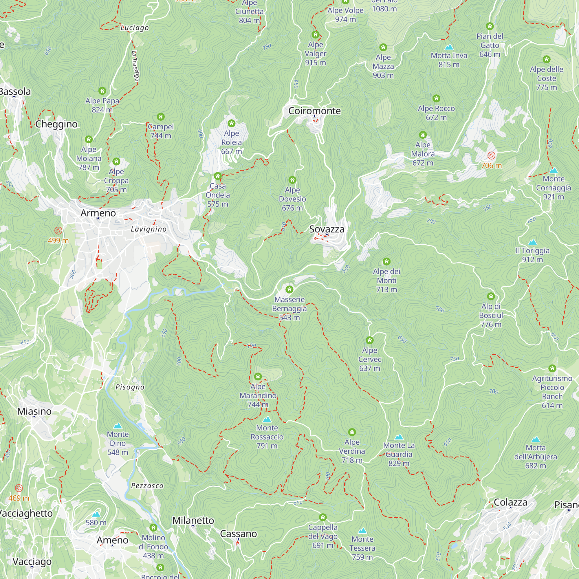Masserie Bernaggia map