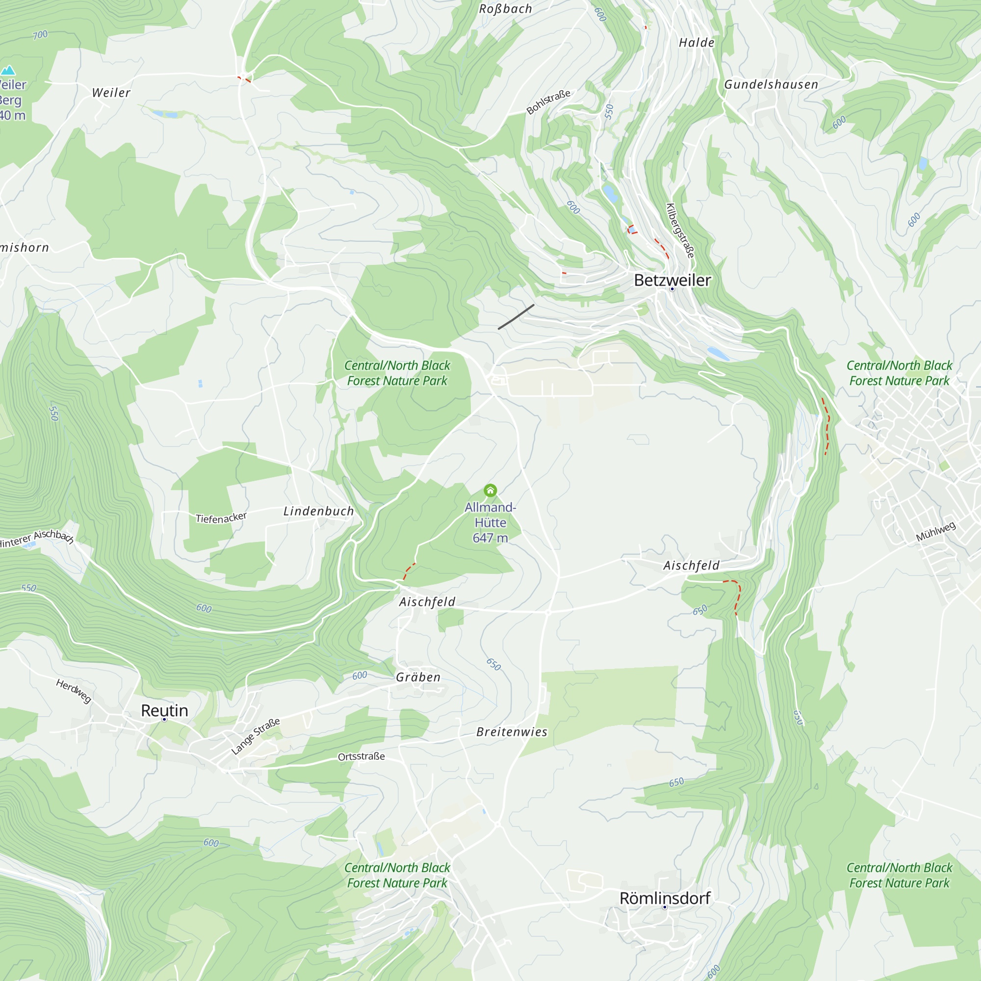 Allmand-Hütte map