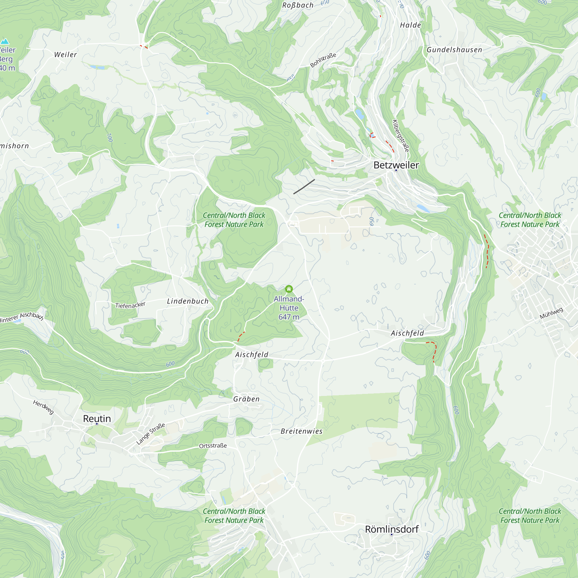 Allmand-Hütte map